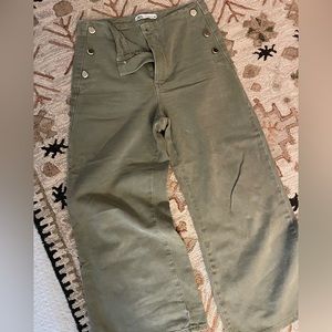 Zara Wide Leg Sailor Culotte Pant